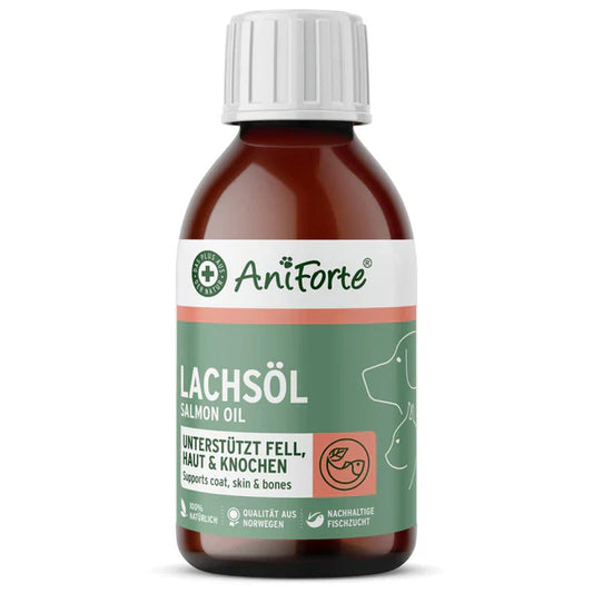 AniForte Salmon Oil - Pure Omega-3 Supplement for Healthy Skin, Coat & Joints