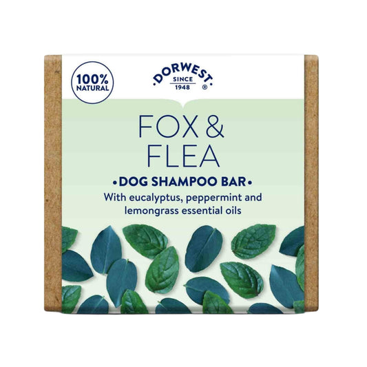 Dorwest Fox and Flea Shampoo Bar - Flea Protection & Fox Odour Removal Shampoo for Dogs