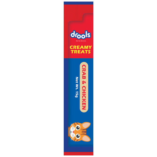 Drools Crab & Chicken Creamy Cat Treats