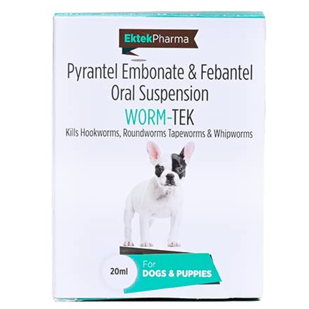 Ek Tek Wormtek Puppy Deworming Suspension