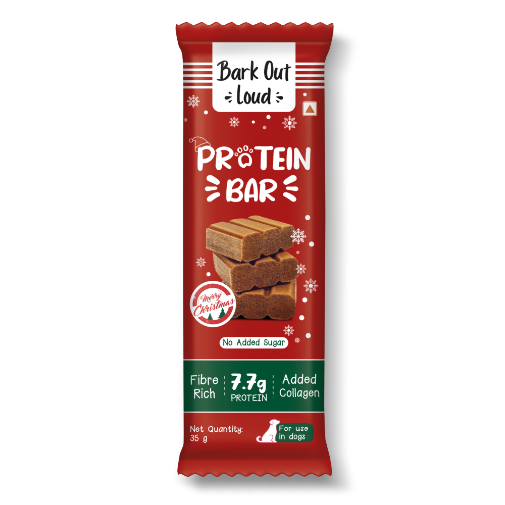 Bark Out Loud Collagen Protein Bar Chicken & Fish Treat for Dogs (35g)