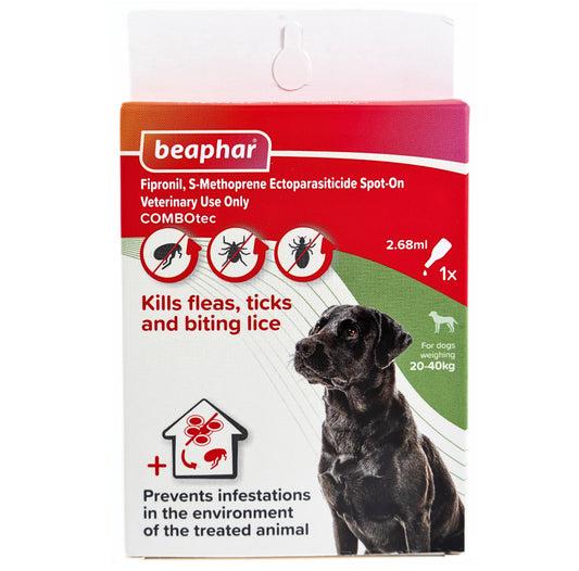 Beaphar Flea & Tick Spot On Combotec for Dogs (20-40kg)